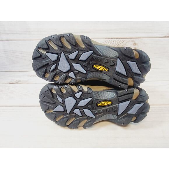 KEEN Targhee II Mid Waterproof Hiking Boots Slate Black/Flint Stone Sz 5.5 - Picture 7 of 13